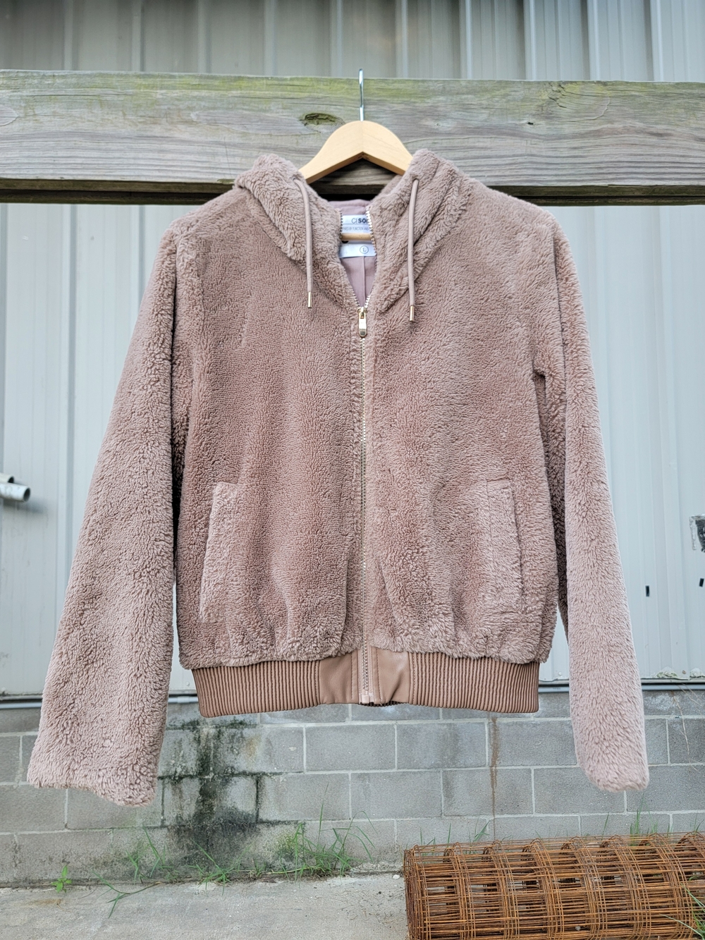 Brown Teddy Sherpa Jacket